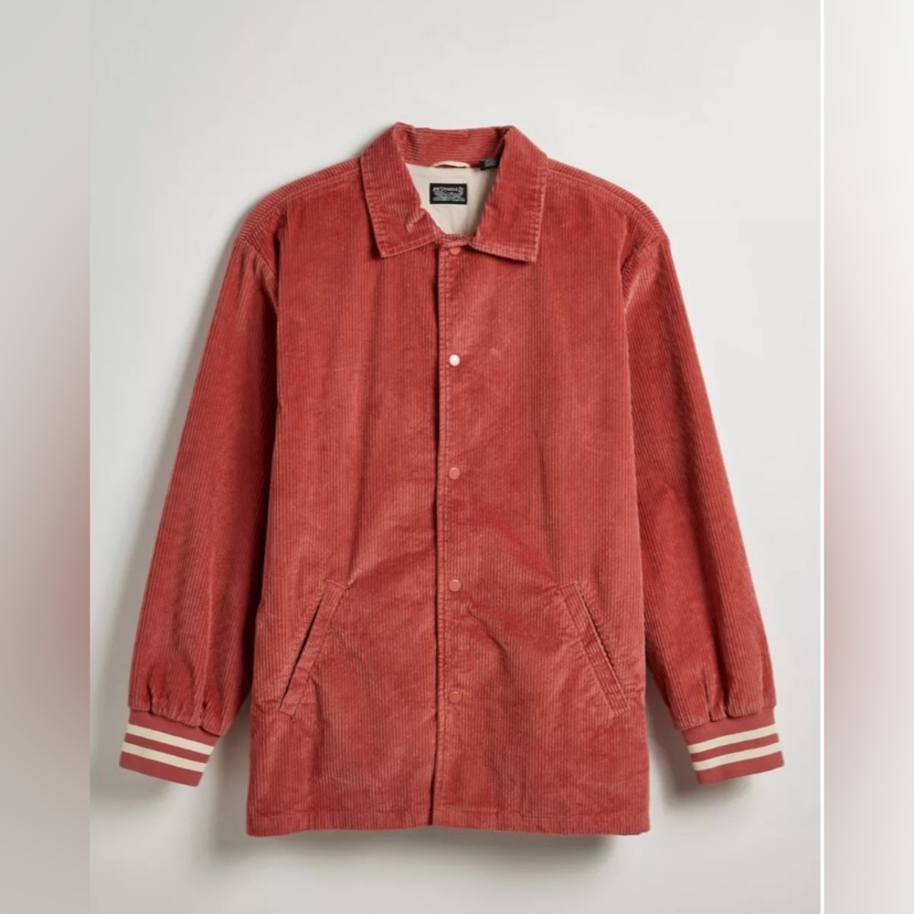 Levi Strauss & Co Button-Up Skate Coaches Corduroy Jacket - Red